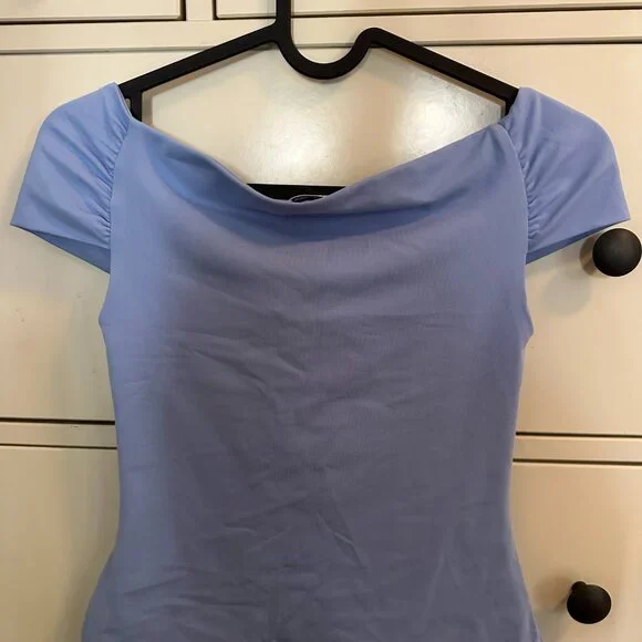 Aritzia Original Contour Ravish Top Dayflower Blue Size Small - Picture 3 of 4